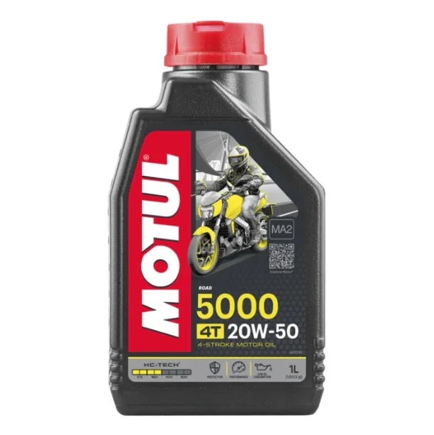 Aceite Motul 4T 20W50 5000 - accesorio para moto en Bogotá | RUTAS51
