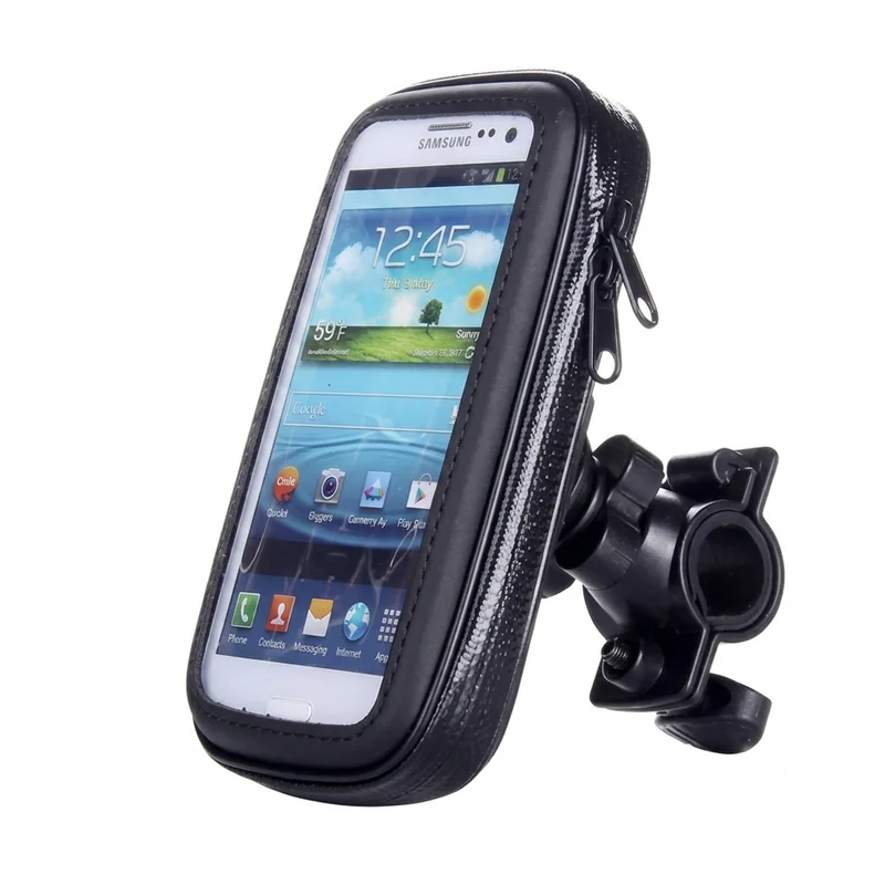 Soporte Celular Cremallera Manubrio - accesorio para moto en Bogotá | RUTAS51